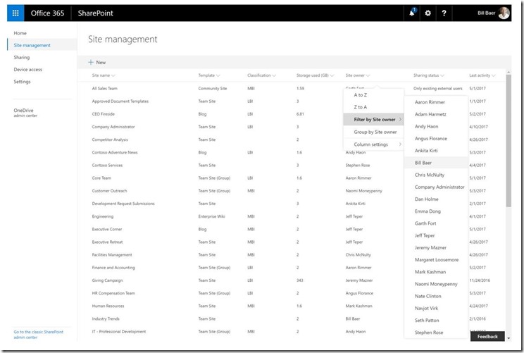 SharePoint-Virtual-Summit - SharePoint Site-Management