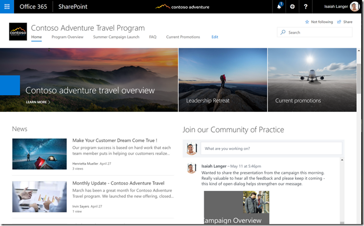 SharePoint-Virtual-Summit - Yammer Webpart