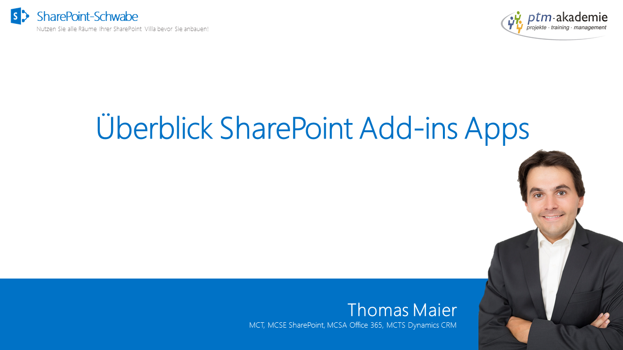 Überblick SharePoint Add-ins Apps