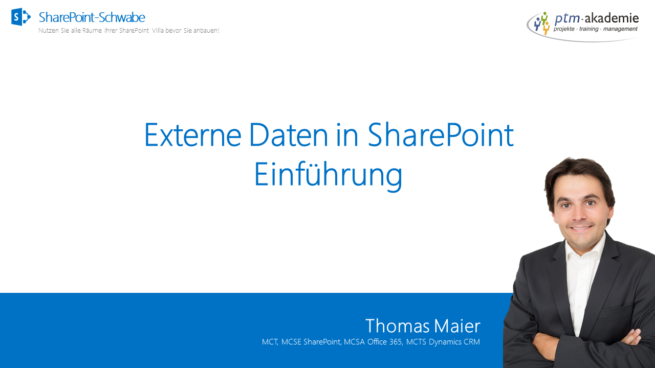 Externe Daten in SharePoint - Einführung