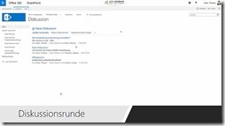 Wissens- und Informationsmanagement mit SharePoint - Diskussionsrunde